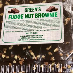 fudge nut brownie